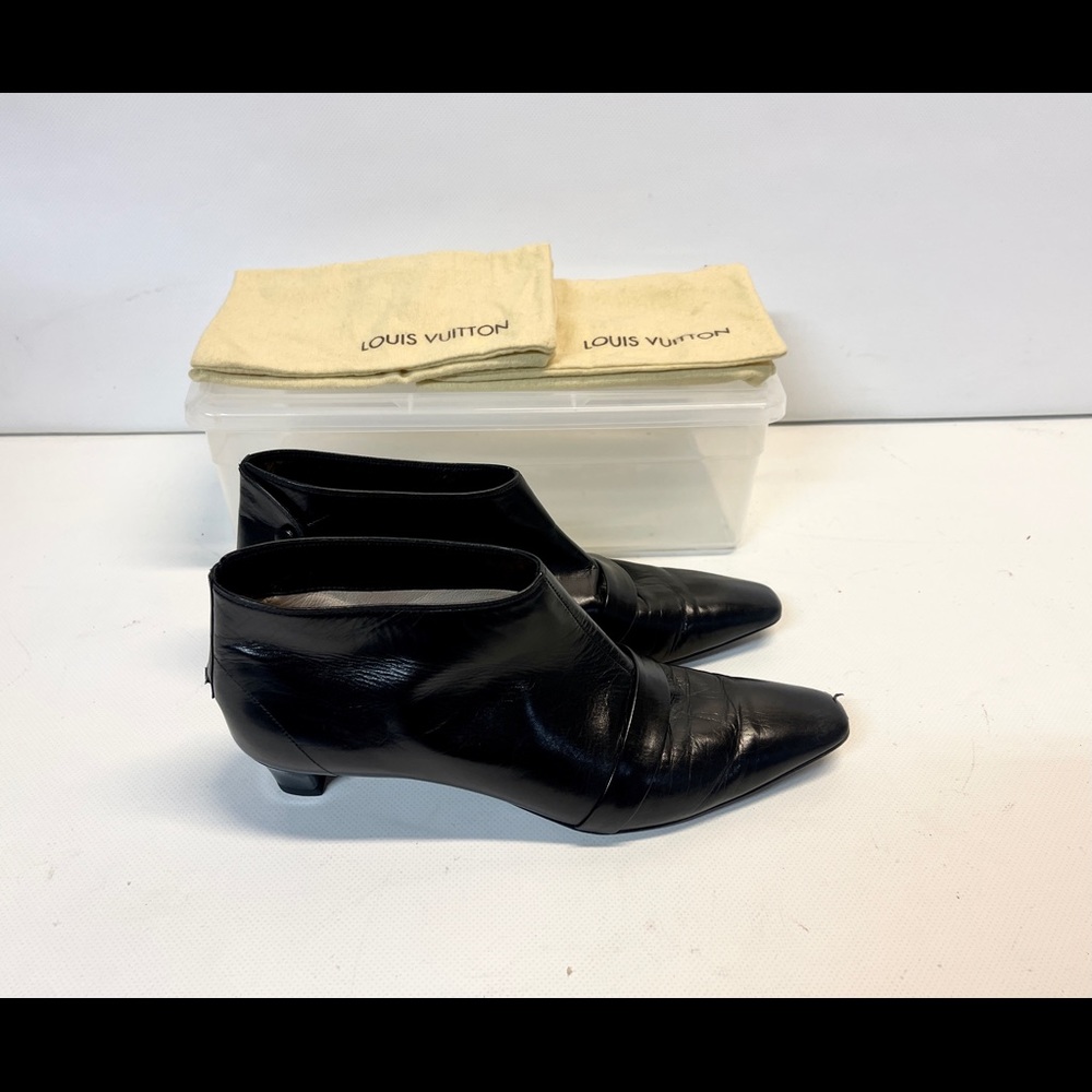 Authentic Vintage Louis Vuitton Ankle Boots / Shoes US 7.5 EU 38 + 2 Dust Bags